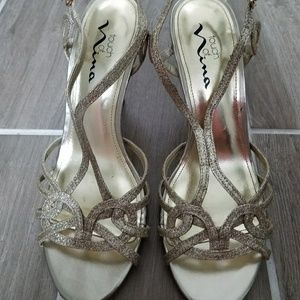 Special Occasion Shoes Gold